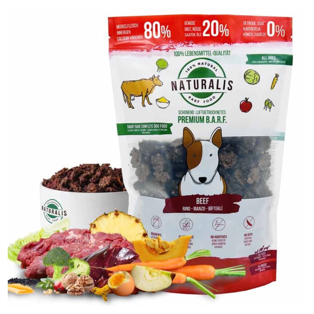 Menú ternera Naturalis Smart Barf