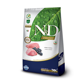 N&D – Gatos Adultos – Cordero y Arándano – 1.5kg