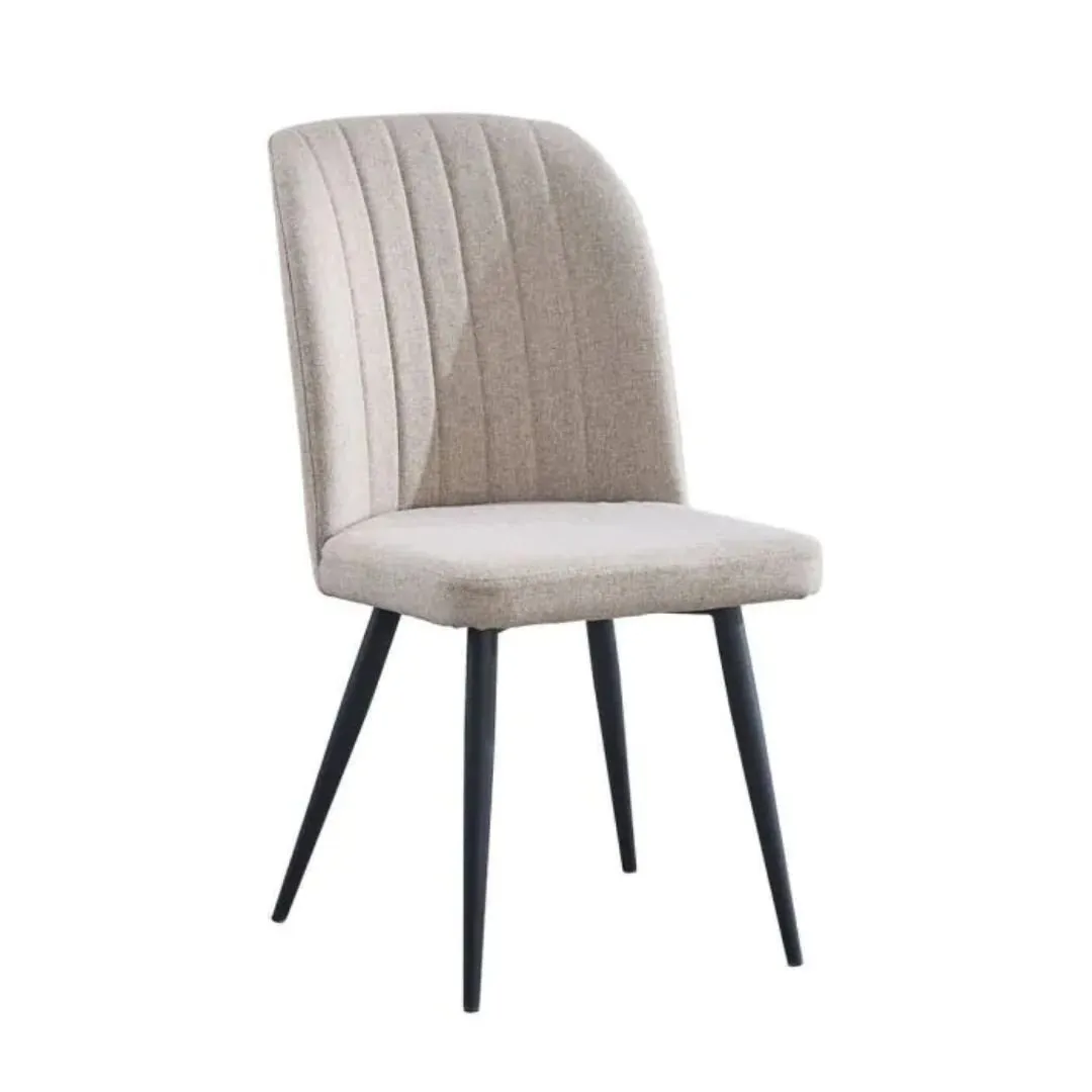 SILLA COMEDOR TAPIZADA TELA (Pack 4 uds) - Imagen 2