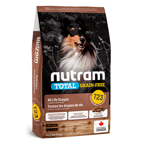 Nutram ( T23 ) – Libre de Granos – Pavo, Pollo & Pato para Perro