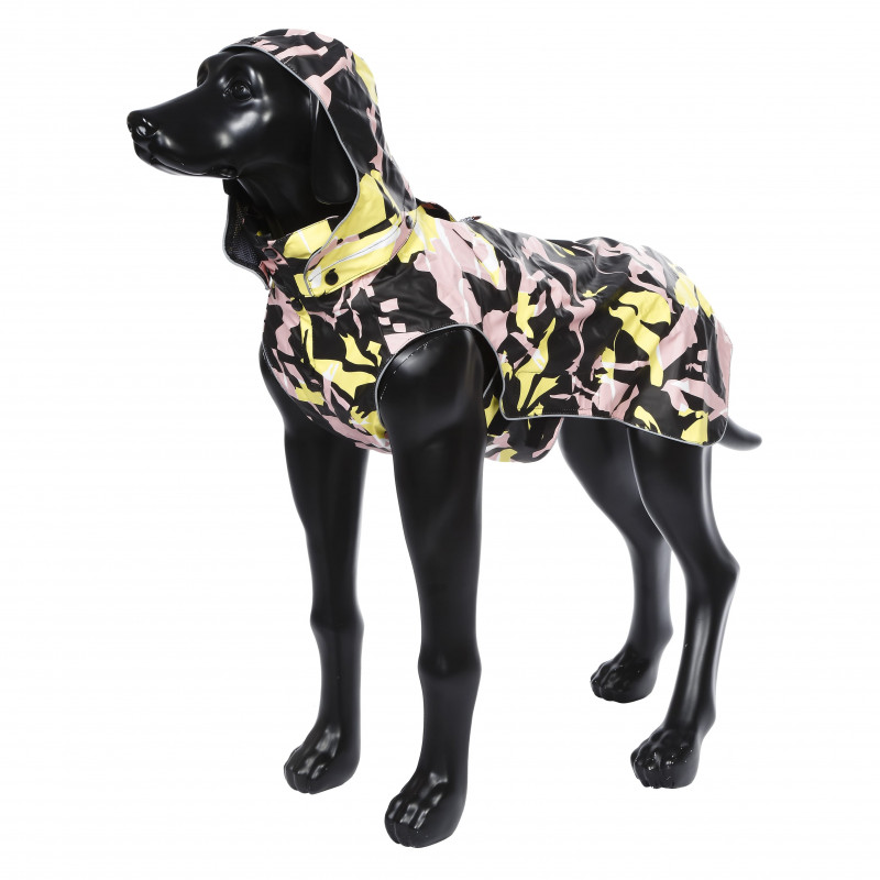 Chubasquero Stream Camo Coral/Amarillo – Rukka