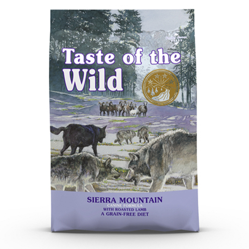 Taste of the Wild – Sierra Mountain – Cordero para Perro Adulto y Cachorro